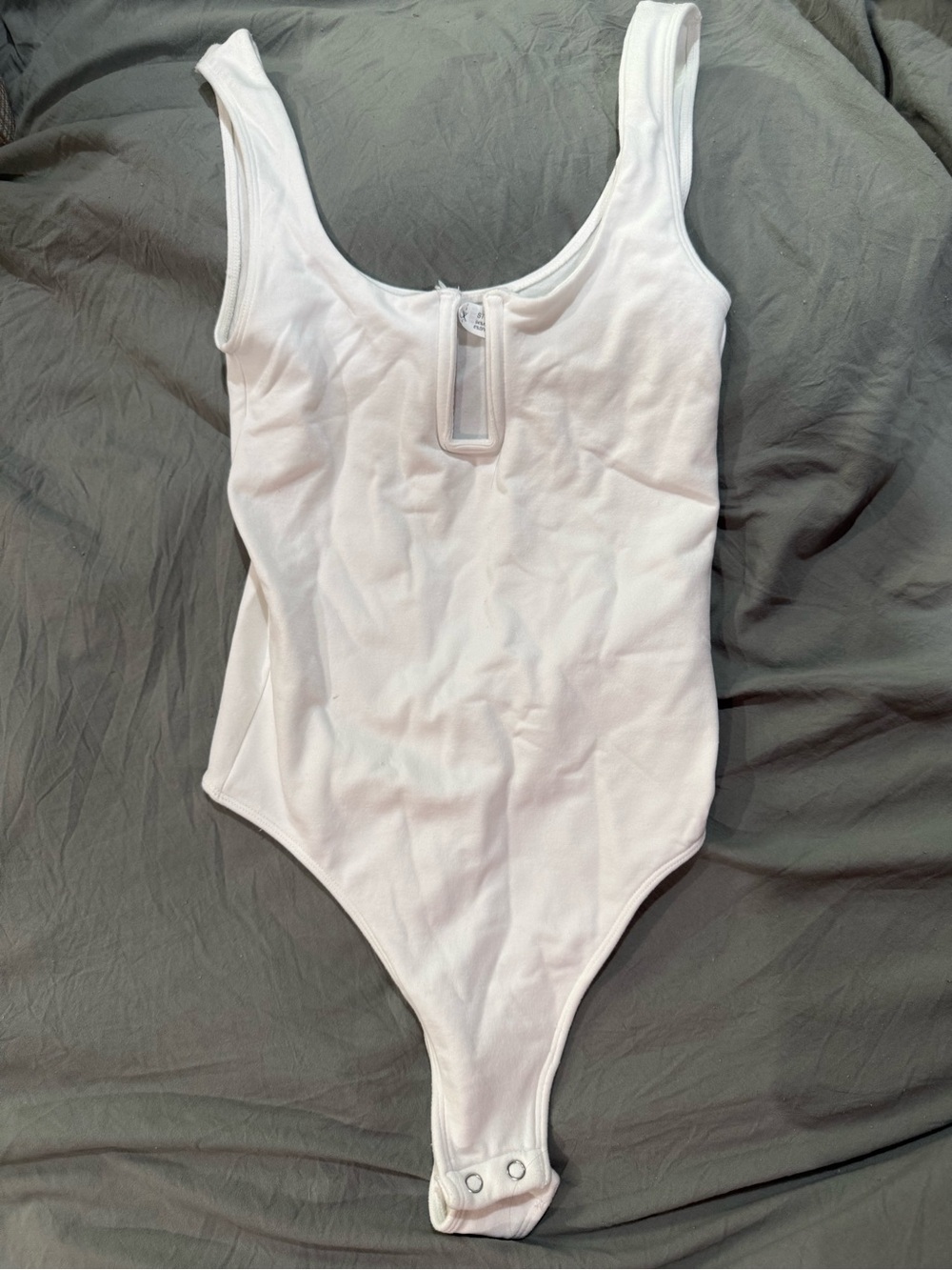 ANWND Classic White Women’s One-Piece Bodysuit